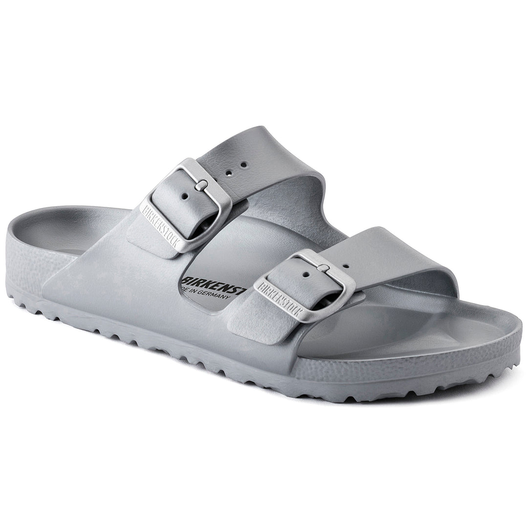 Women's Birkenstock Arizona Essentials EVA Color:  Metallic Silver