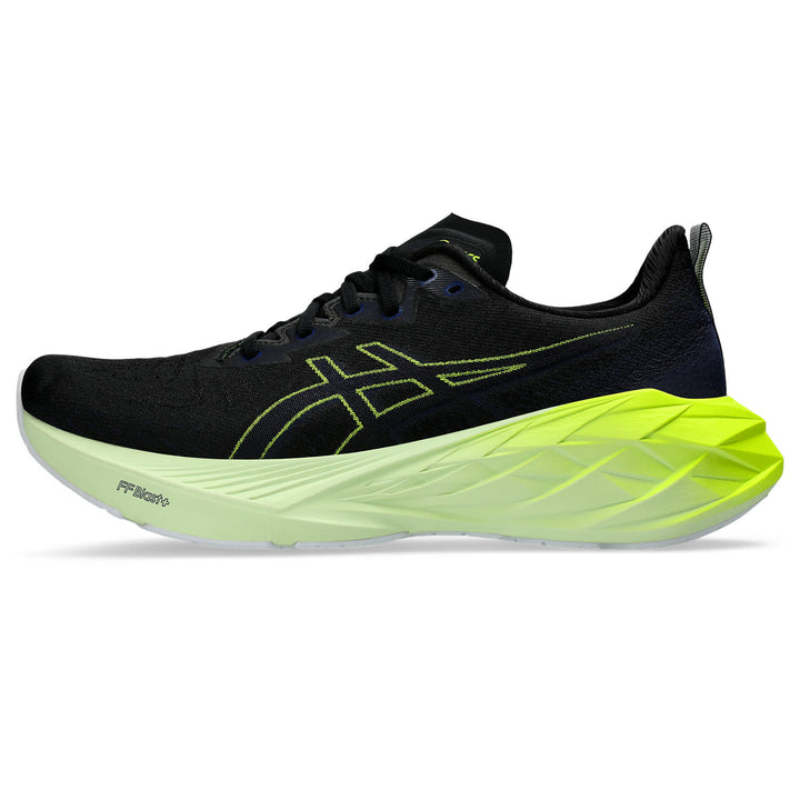 Men's Asics Novablast 4 Color: Black/ Blue Expanse  7