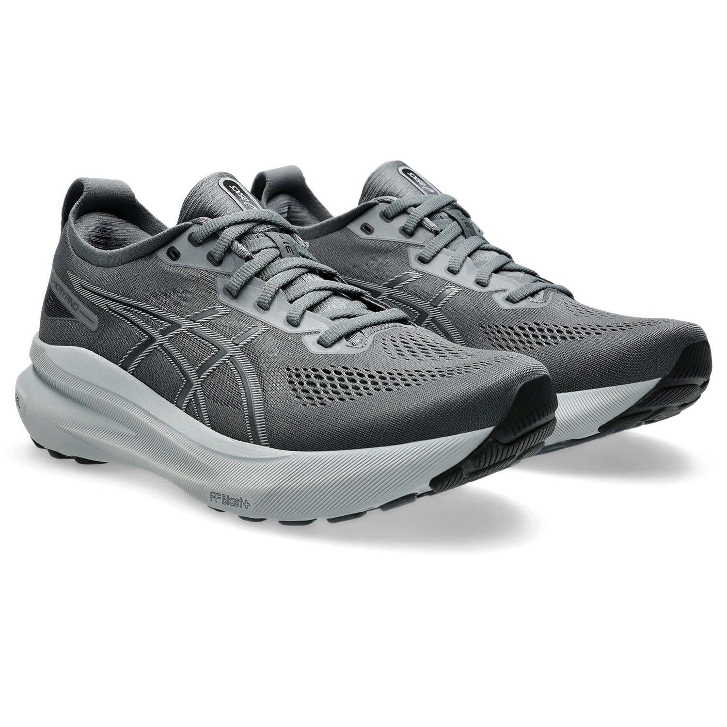 Asics men's gel-kayano 22 shoe - blue/white/fiery red sale