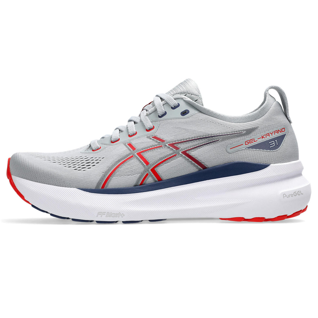 Men's Asics Gel-Kayano 31 Color: Piedmont Grey/Fiery Red 7