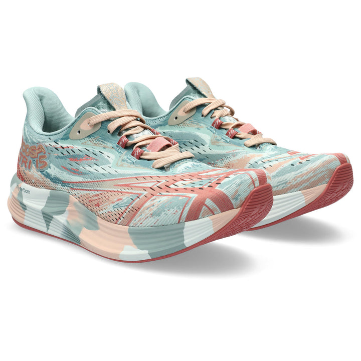 Women's Asics Noosa Tri 15 Color: Pure Aqua/Pale Apricot