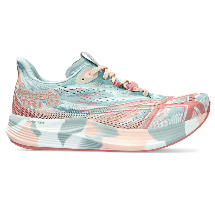 Women's Asics Noosa Tri 15 Color: Pure Aqua/Pale Apricot