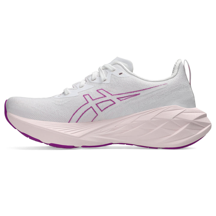 Women's Asics Novablast 4 Color: White/Soothing Sea 8