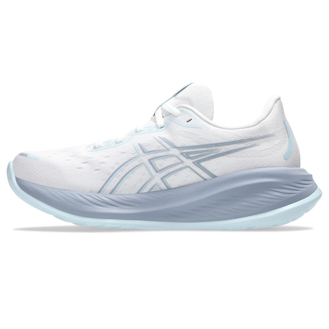 Women's Asics Gel-Cumulus 26 Color: White/Cool Grey 8