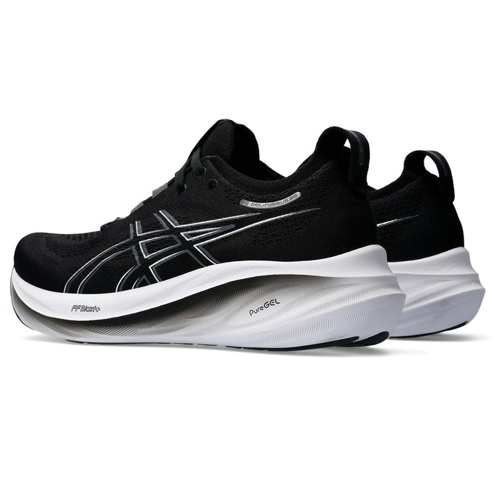 Women's Asics Gel-Nimbus 26 Color: Black/Graphite Grey v5