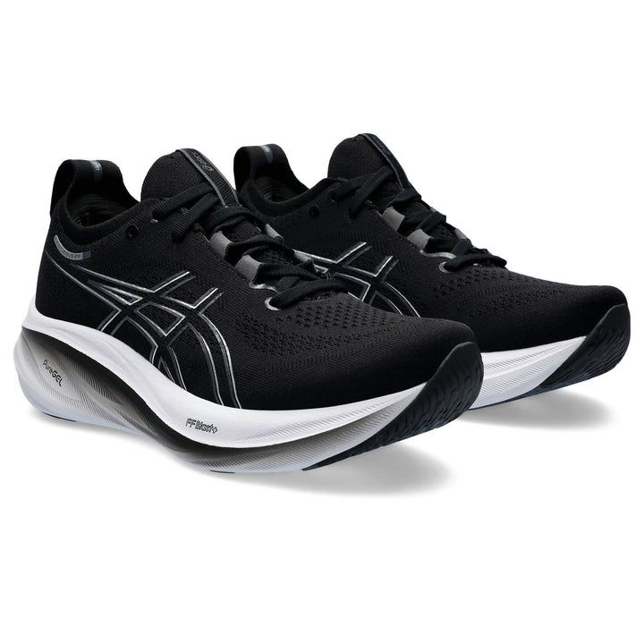 Women's Asics Gel-Nimbus 26 Color: Black/Graphite Grey 1