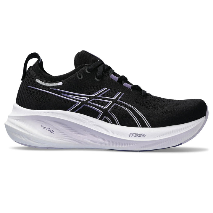 Women's Asics Gel-Nimbus 26 Color: Black/Dusty Purple 2