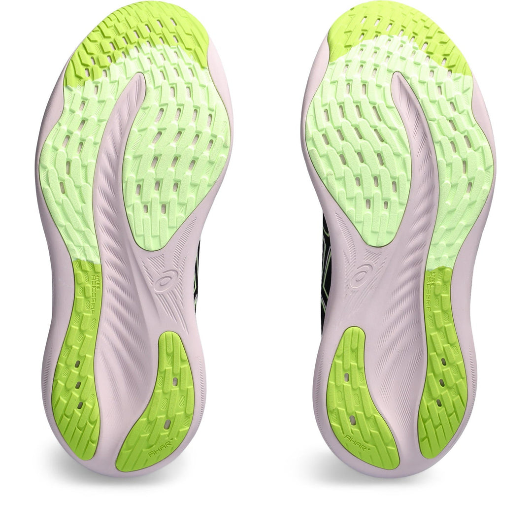 Women's Asics Gel-Nimbus 26 Color: Black/Neon Lime 4