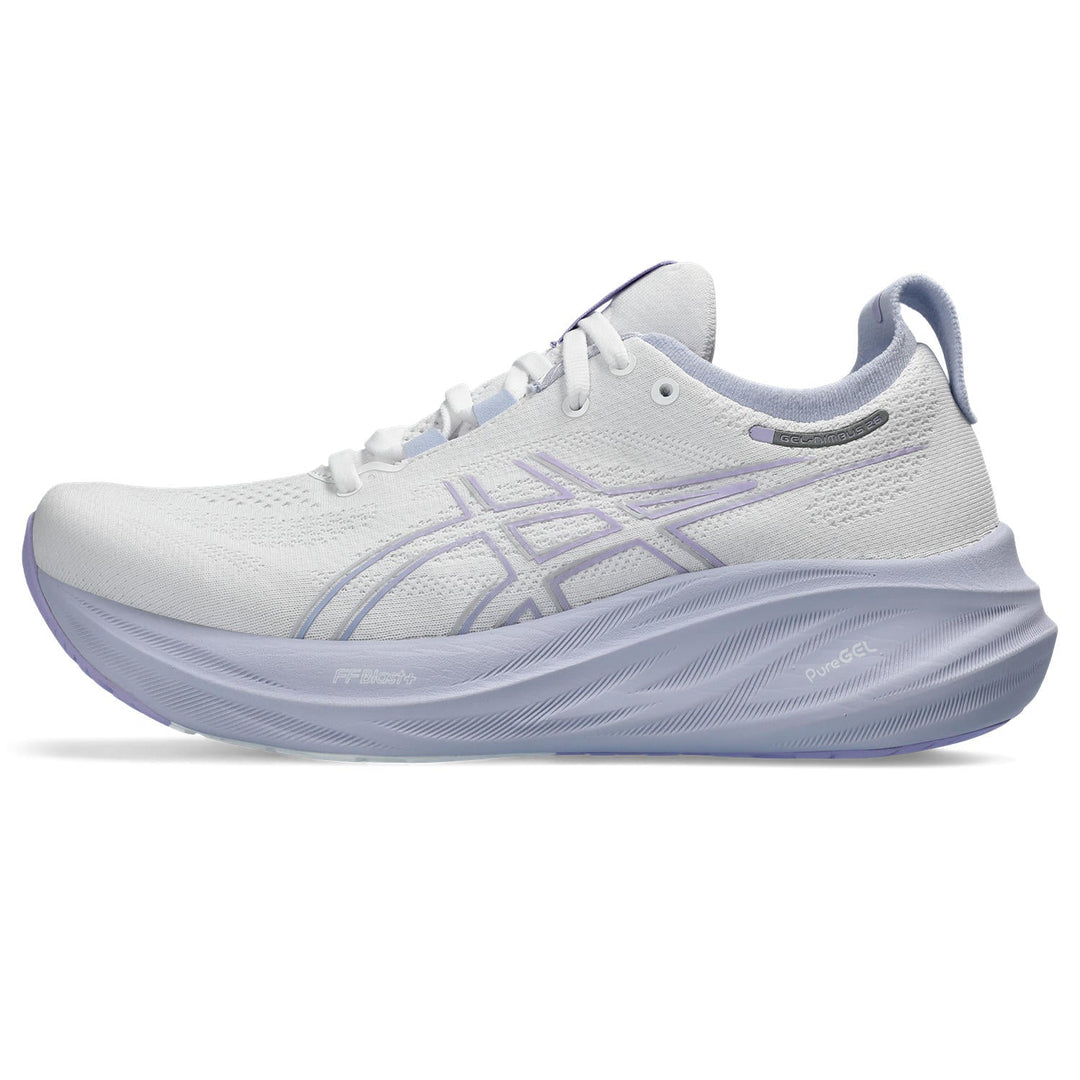 Women's Asics Gel-Nimbus 26 Color: White/Fresh Air 7