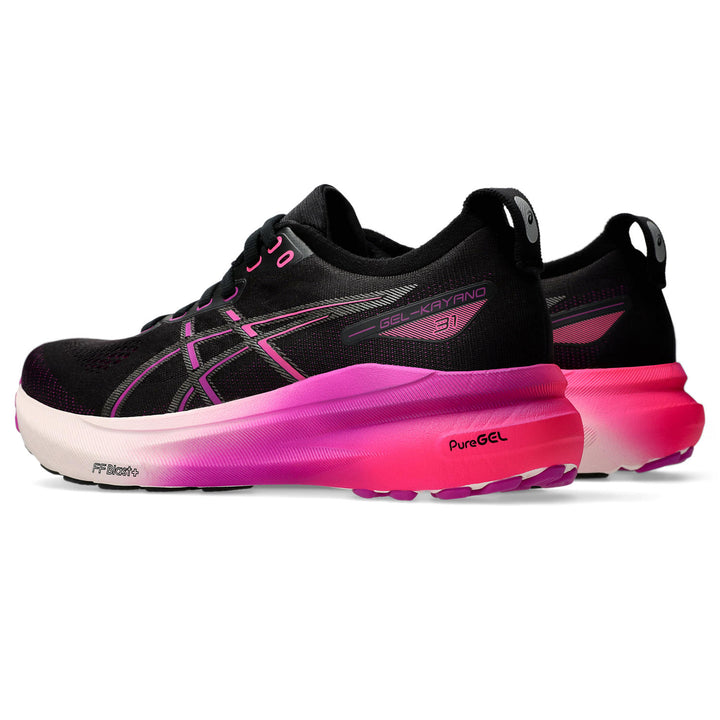 Women's Asics Gel-Kayano 31 Color: Black/Bold Magenta 5