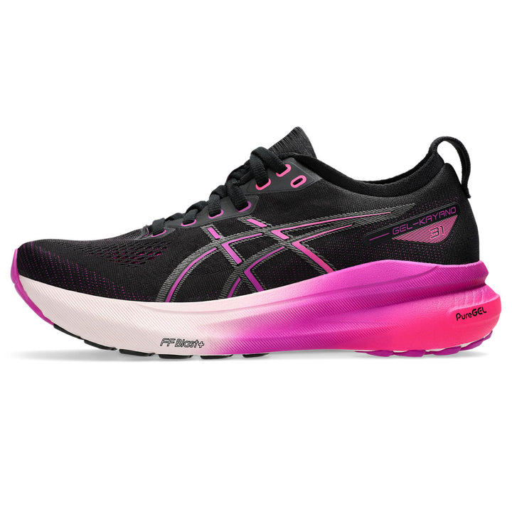 Women's Asics Gel-Kayano 31 Color: Black/Bold Magenta 7