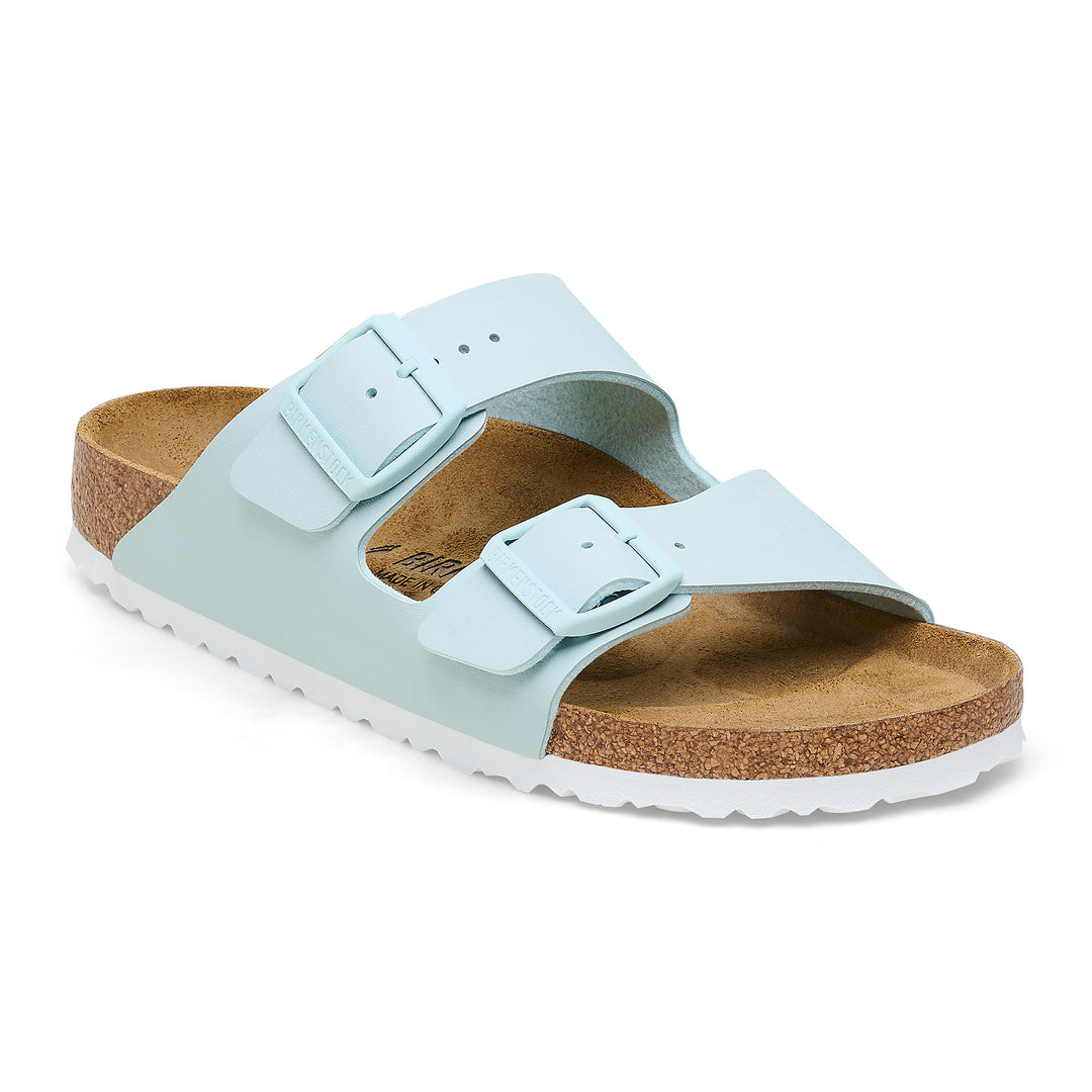 Women's Birkenstock Arizona Birko-Flor Color: Surf Green  2