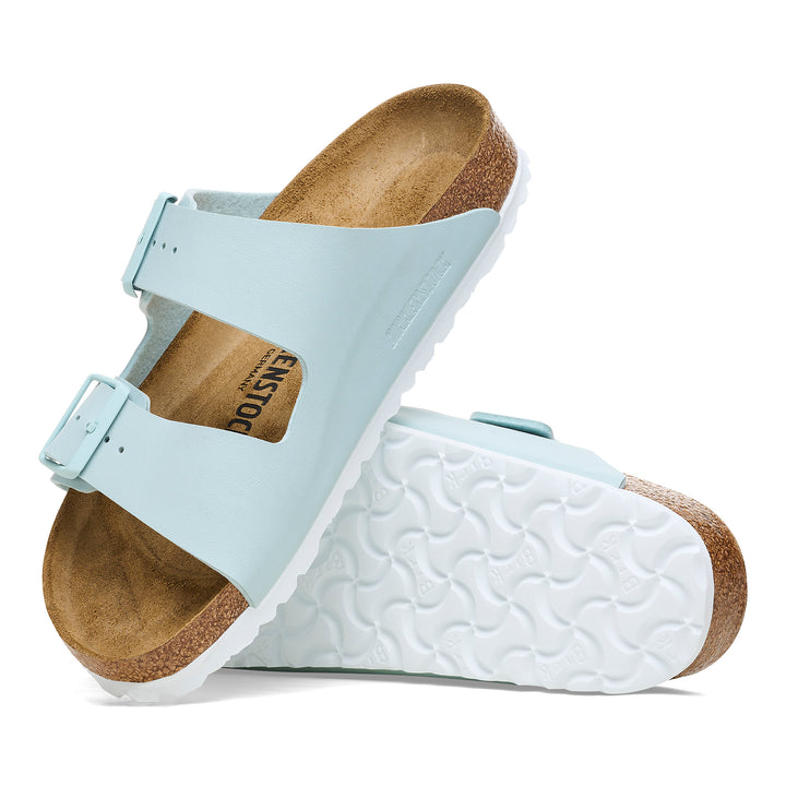 Women's Birkenstock Arizona Birko-Flor Color: Surf Green  1