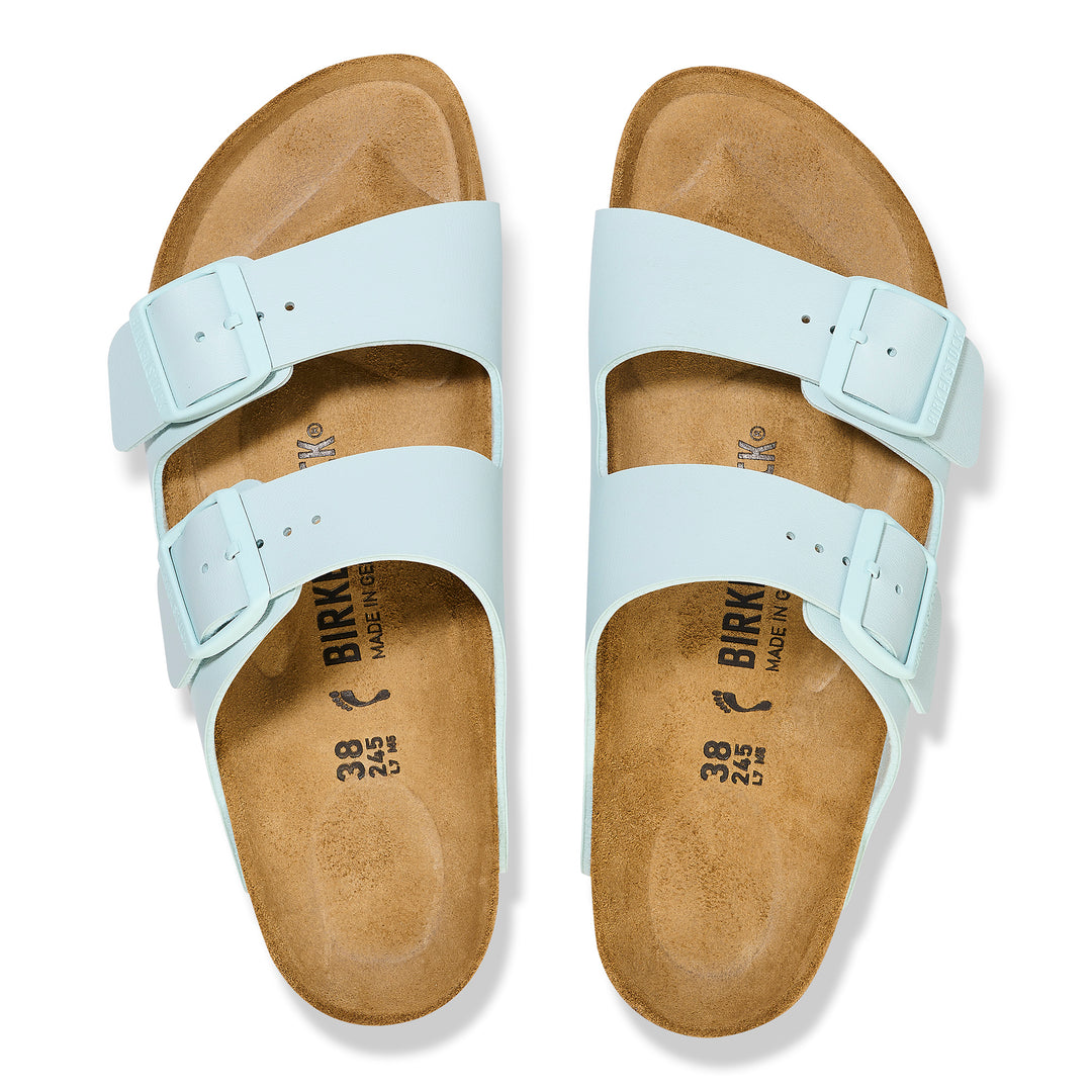 Women's Birkenstock Arizona Birko-Flor Color: Surf Green  v3