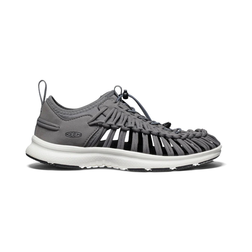 Men's Keen UNEEK O3 Sneaker Sandal Color: Steel Grey/ Star White 2