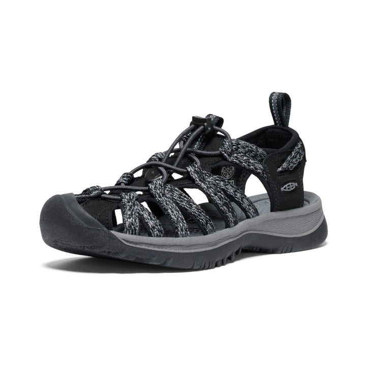 Women's Keen Whisper Color: Black/Steel Grey 6