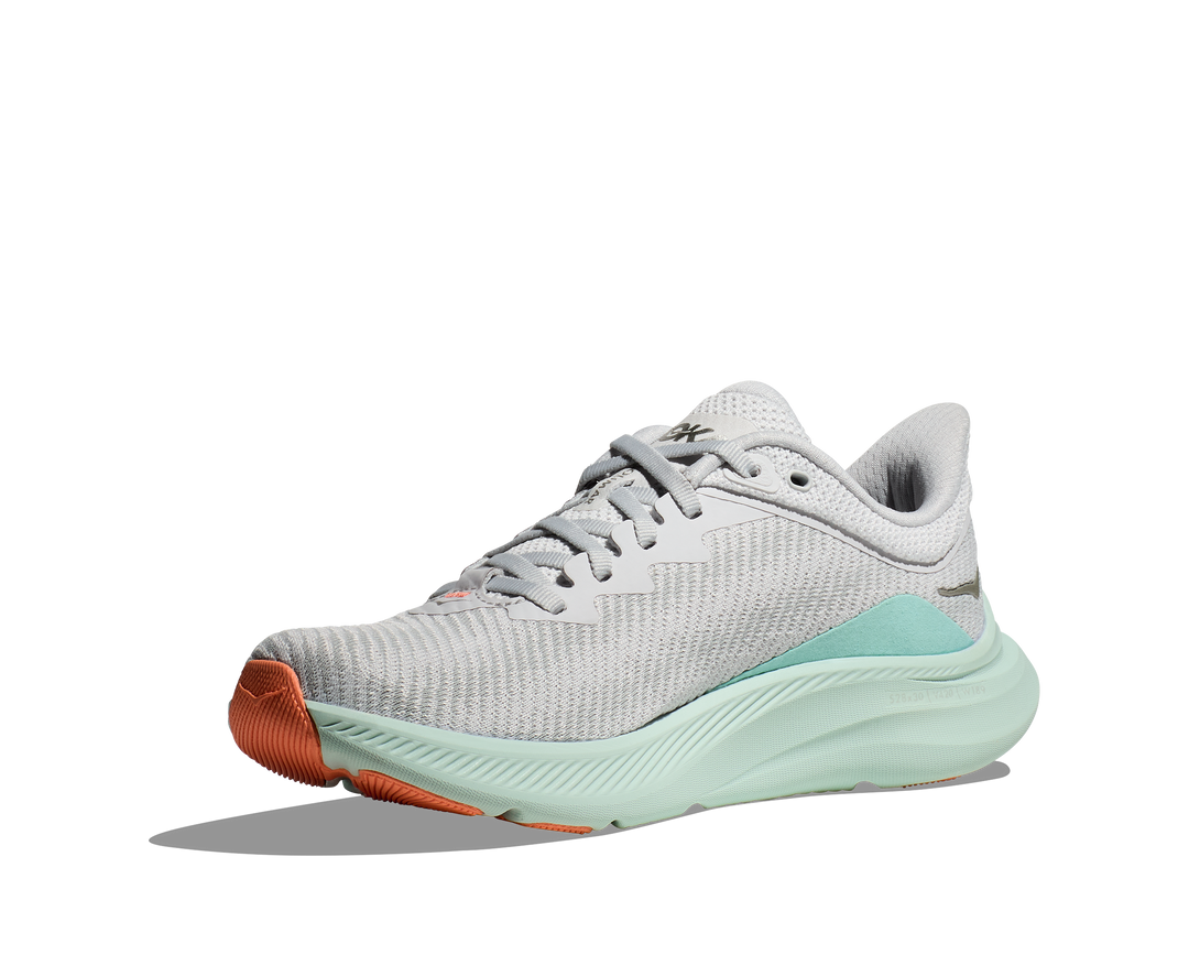 Women's Hoka Solimar Color: Stardust / Aqua Breeze 2