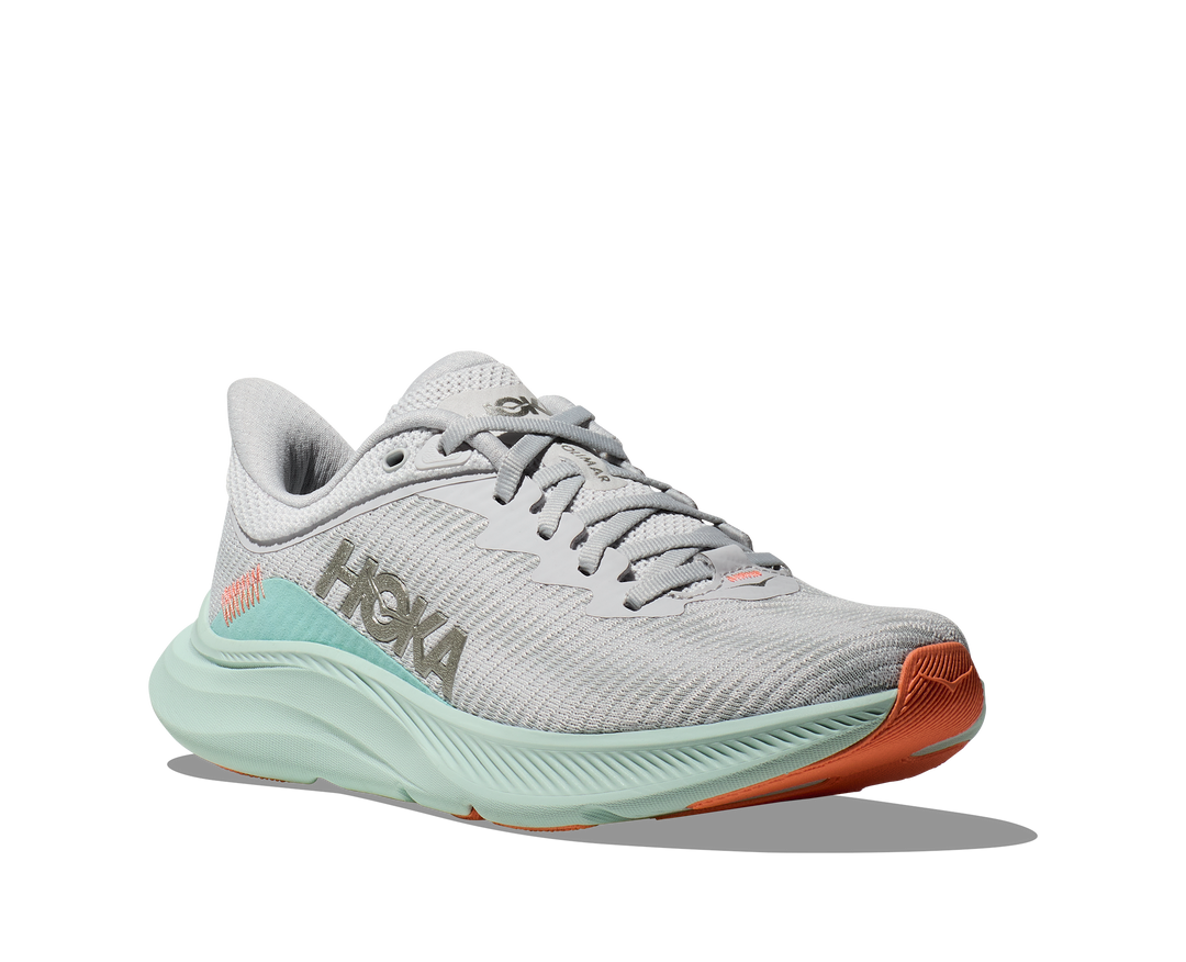 Women's Hoka Solimar Color: Stardust / Aqua Breeze 1