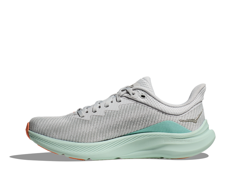 Women's Hoka Solimar Color: Stardust / Aqua Breeze 8