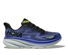 Women's Hoka Clifton 9 Color: Black / Stellar Blue 3