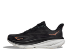 Women's Hoka Clifton 9 Color: Black / Rose Gold