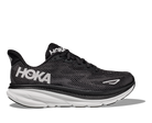 Women's Hoka Clifton 9 Color: Black/ White 