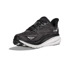 Women's Hoka Clifton 9 Color: Black/ White 