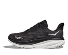 Women's Hoka Clifton 9 Color: Black/ White 