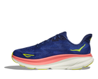 Women's Hoka Clifton 9 Color: Evening Sky / Coral 8