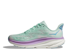 Women's Hoka Clifton 9 Color: Sunlit Ocean / Lilac Mist (WIDE WIDTH)