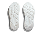 Women's Hoka Clifton 9 Color: White / White (WIDE WIDTH) 7