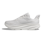 Women's Hoka Clifton 9 Color: White / White (WIDE WIDTH) 8