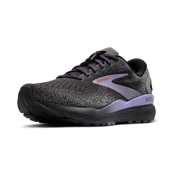 Women's Brooks Ghost 16 Color: Ebony/Lavender/Copper 8