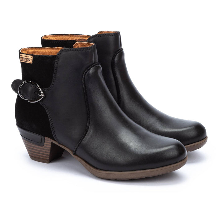 Women's Pikolinos Rotterdam Ankle Boots with Decorative Buckle 1