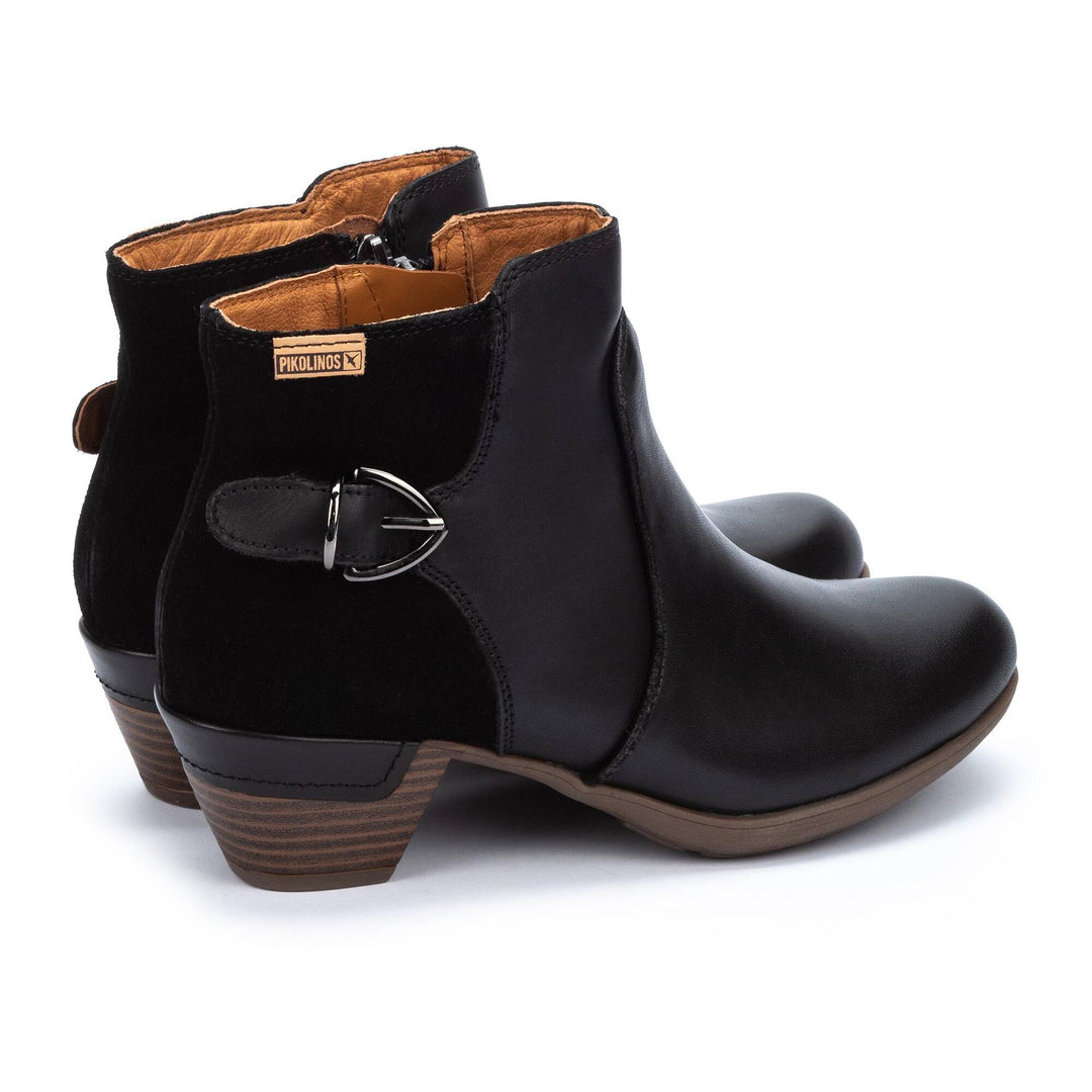 Women's Pikolinos Rotterdam Ankle Boots with Decorative Buckle 5