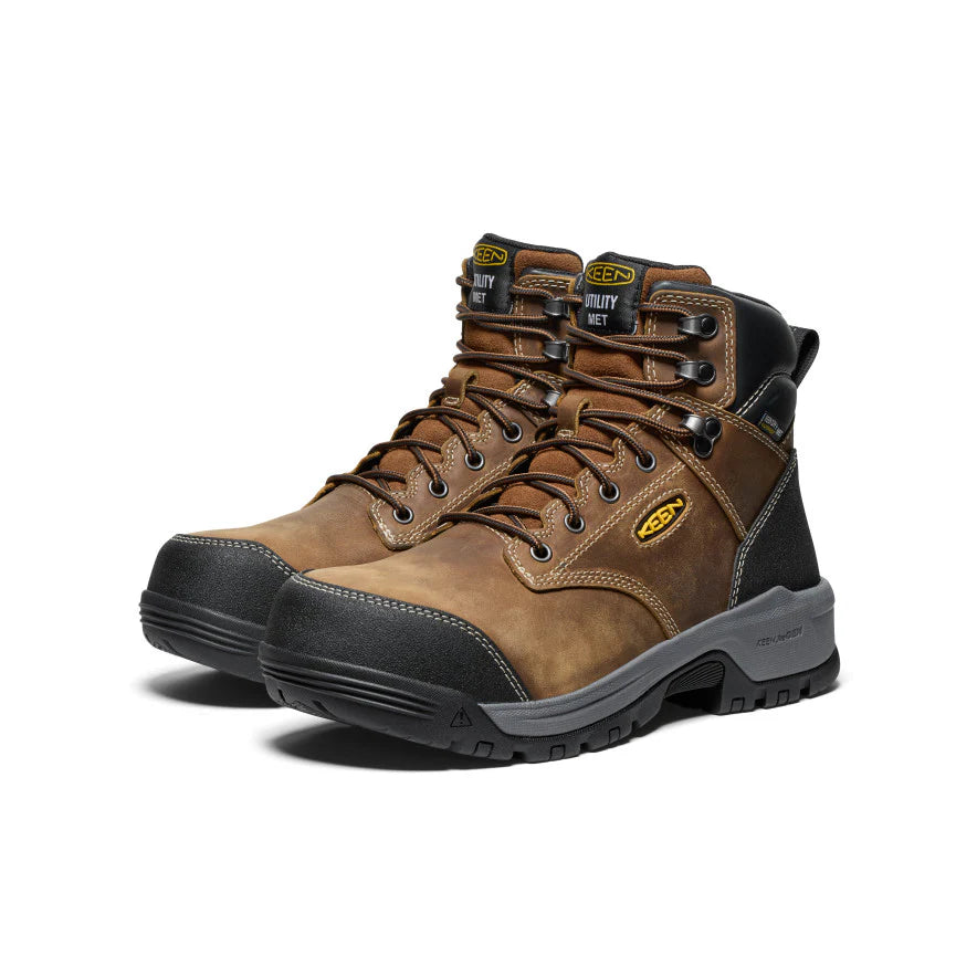 Men's Keen Utility Evanston 6" Waterproof Boot INT MET (Carbon-Fiber Toe) 1