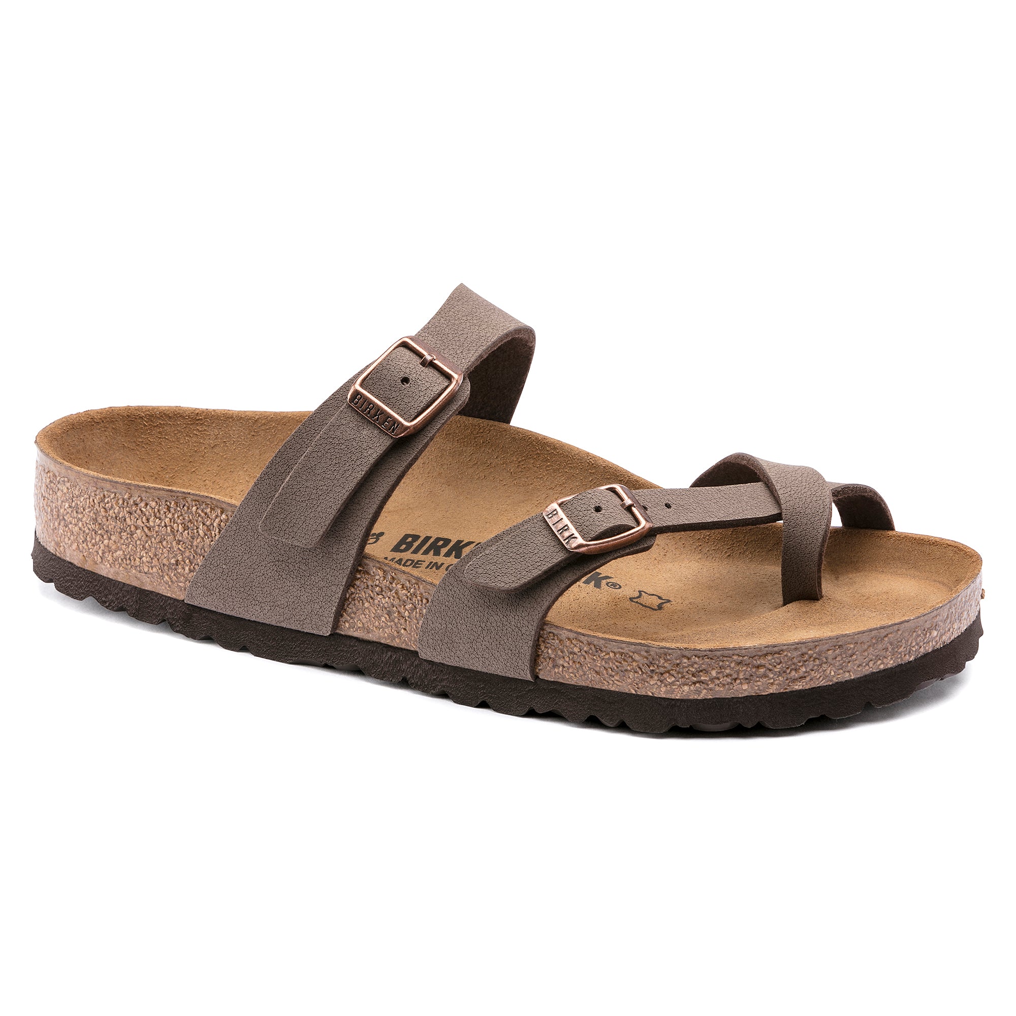 Amazon.com | Birkenstock Arizona Unisex Dark Brown Birko-Flor Sandal 39 /  Unisex US Size 8-8.5 | Slides