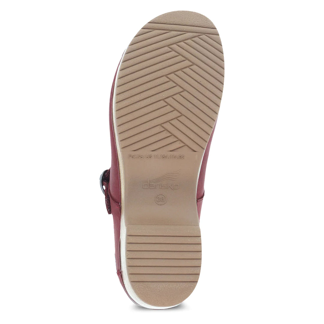 Women's Dansko Bria Color: Cinnabar Burnished Nubuck