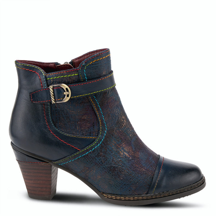 Women's Spring Step L'Artiste Captivate Booties Color: Navy Multi