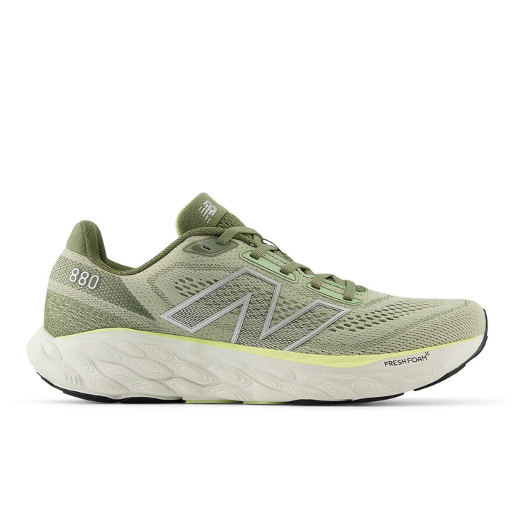 Men's New Balance Fresh Foam X 880v14 Color: Olivine with Silver Merallic