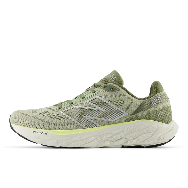 Men's New Balance Fresh Foam X 880v14 Color: Olivine with Silver Merallic