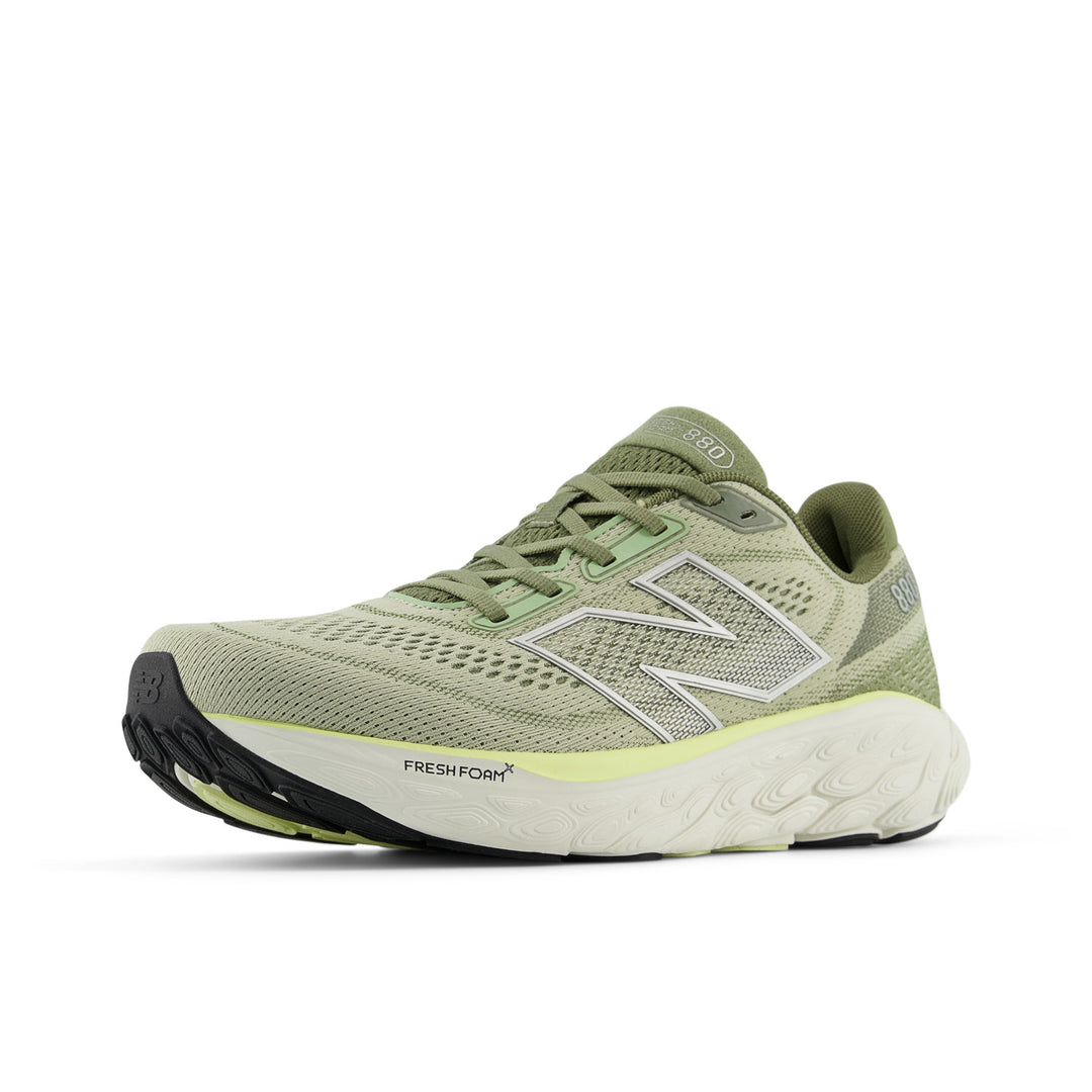 Men's New Balance Fresh Foam X 880v14 Color: Olivine with Silver Merallic