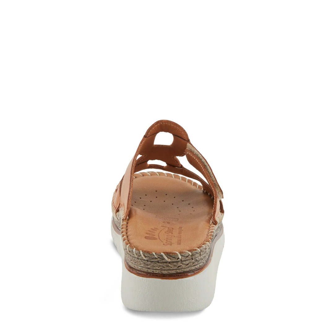 Women's Spring Step Montera Sandals Color: Camel  5