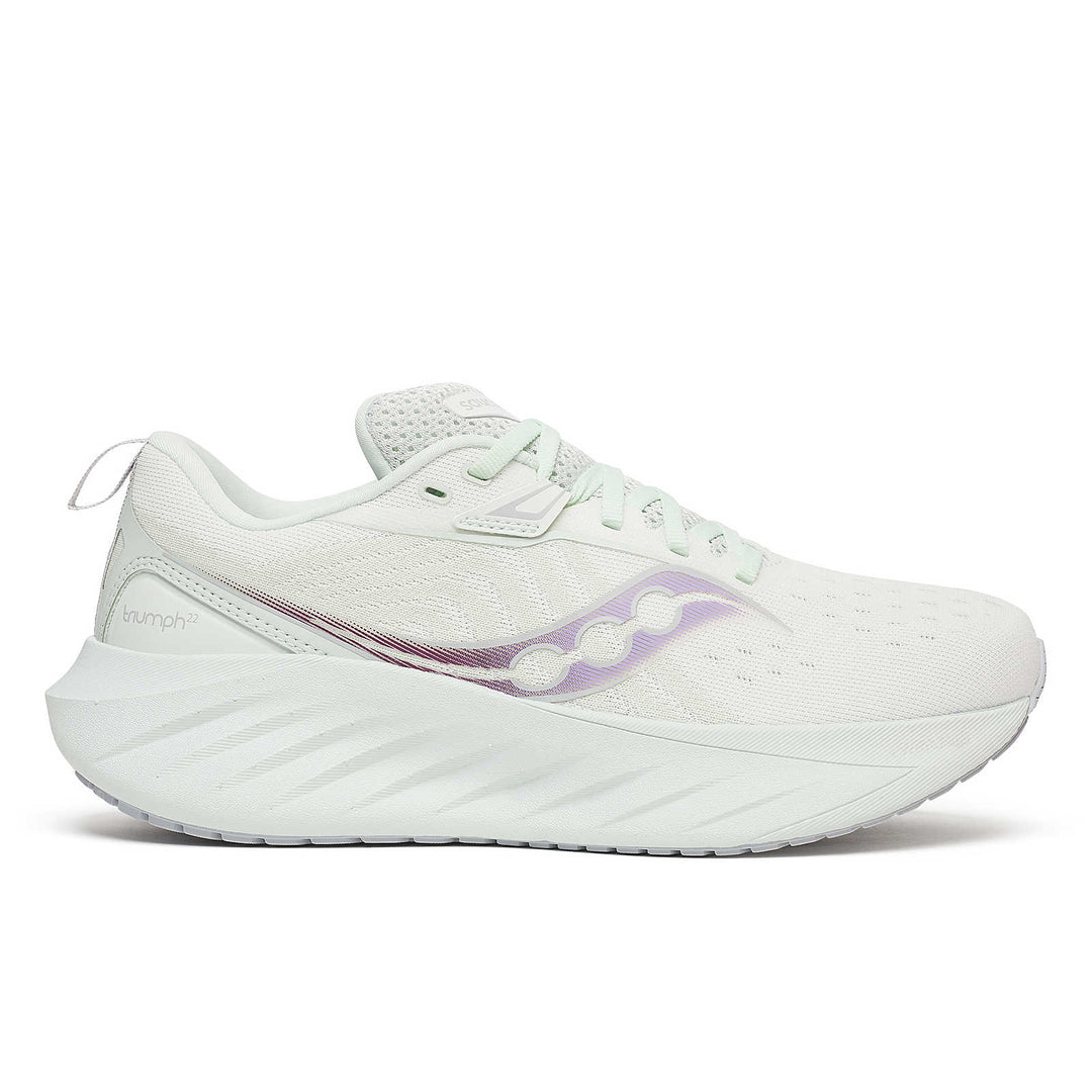 Women's Saucony Triumph 22 Color: White | Foam  2