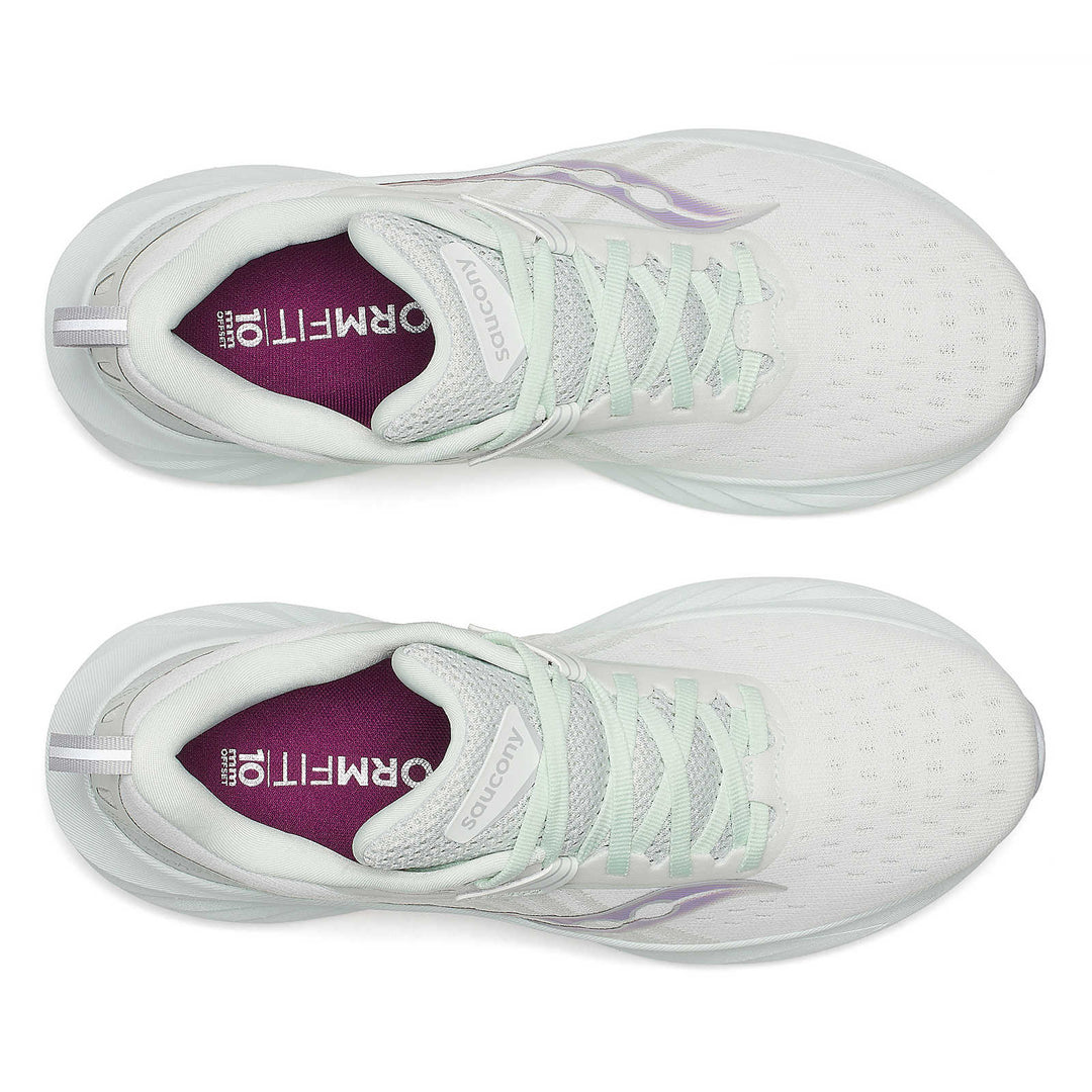 Women's Saucony Triumph 22 Color: White | Foam  4