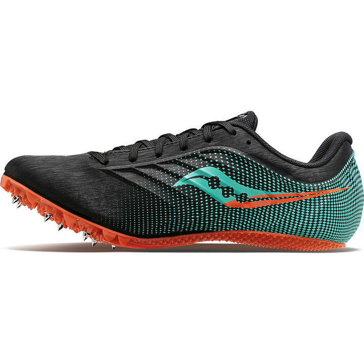 Men's Saucony Spitfire 5 Color: Black | Cool Mint  5