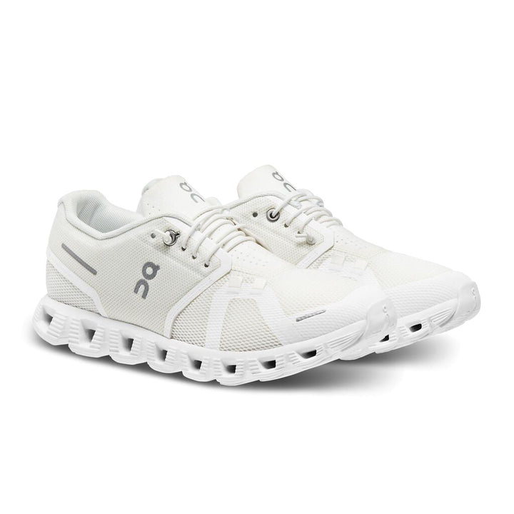 Women's On Running Cloud 5 Color:  Undyed-White | White