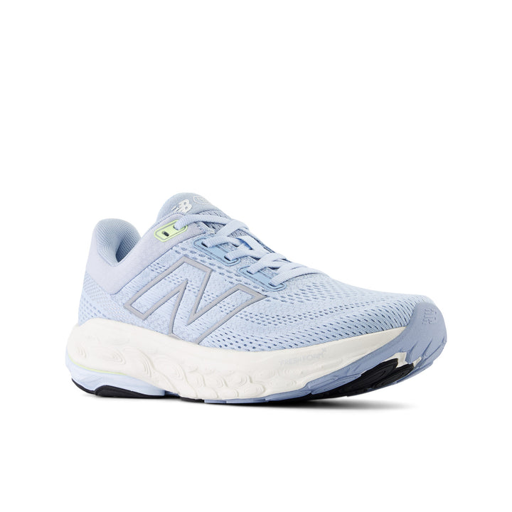 Women's New Balance Fresh Foam X 860v14 Color: Light Chrome Blue with Limelight (REGULAR, WIDE, & X-WIDE WIDTH) 4