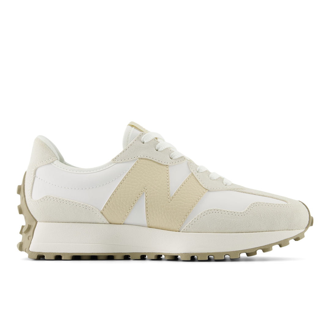 Women's New Balance 327 Color: Sea Salt/Sandstone 1