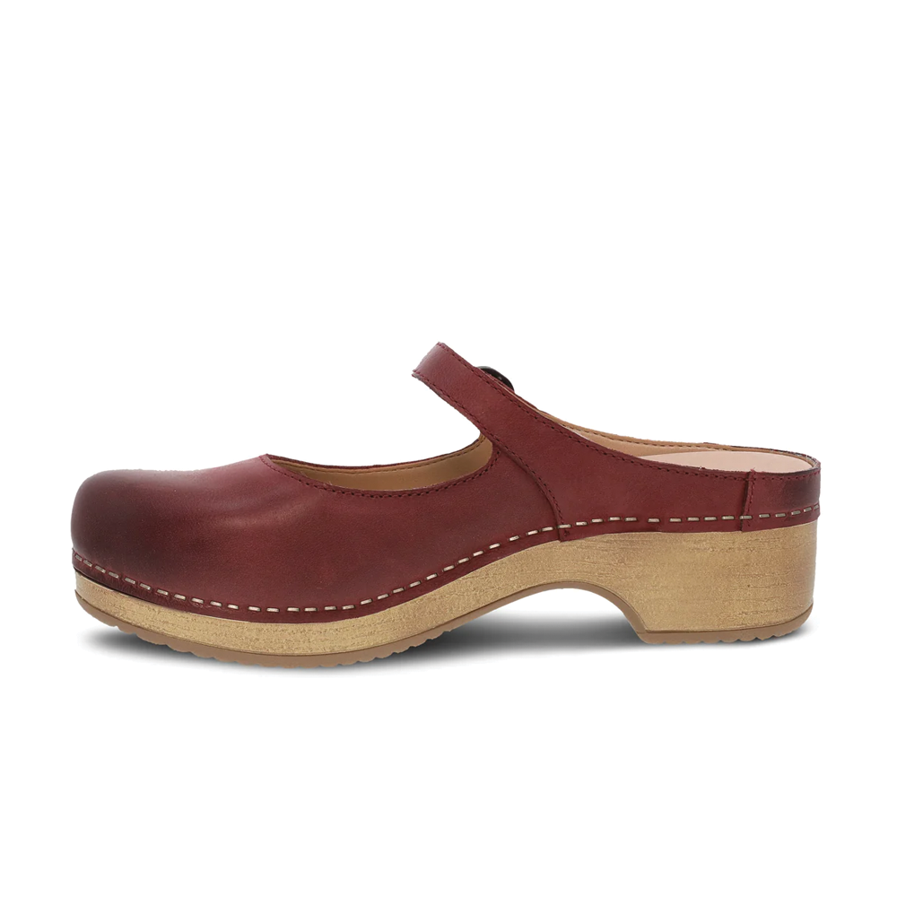 Women's Dansko Bria Color: Cinnabar Burnished Nubuck